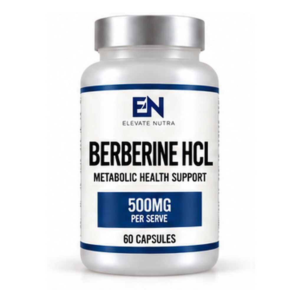 Elevate Nutra Berberine HCl 500mg bottle