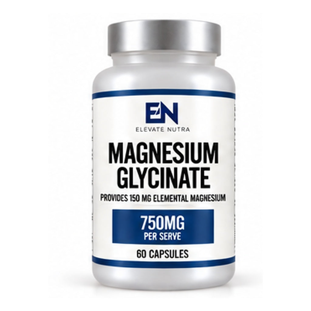 Elevate Nutra Magnesium Glycinate 750mg bottle